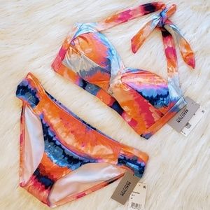Kenneth Cole 2 Piece Tie Dye Bikini